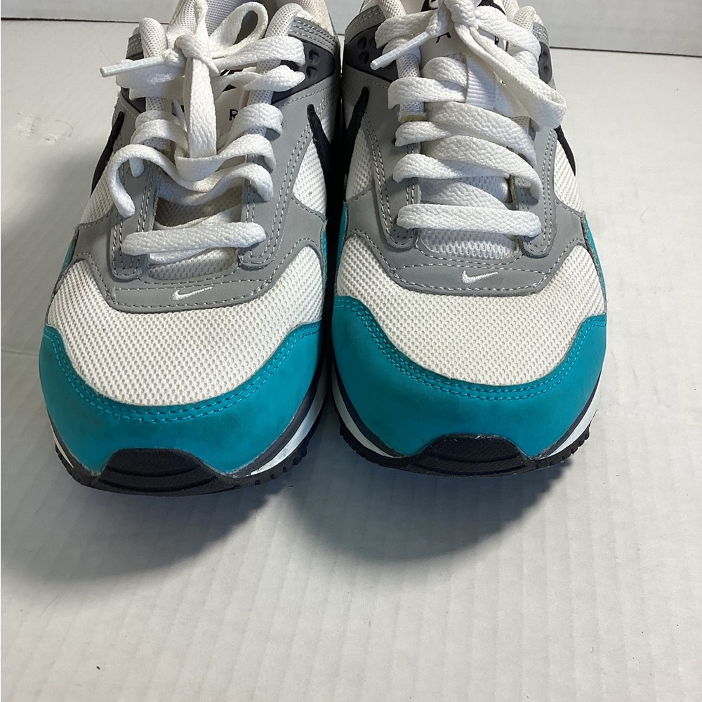 Nike Air Teal and White Sneakers Women sz 6.5 - Picture 8 of 14